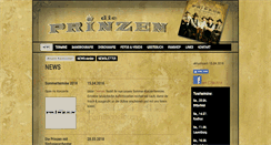 Desktop Screenshot of dieprinzen.de